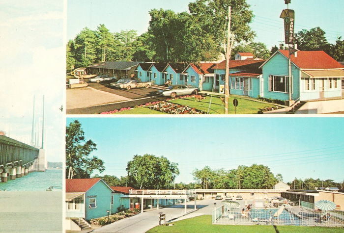 Parkside Inn (Parkside Motel) - Vintage Postcard (newer photo)